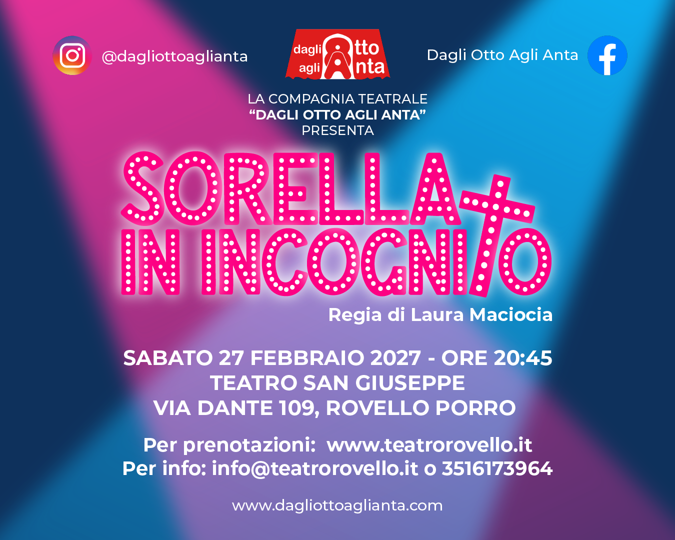Sorella in incognito - musical