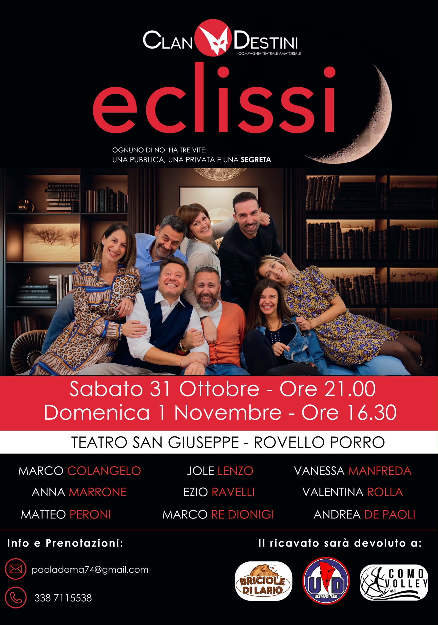 Teatro San Giuseppe - Rovello Porro 3 Eclissi